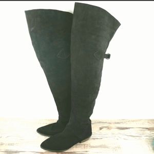 Vintage OTK Thigh High Suede Boots by Jazz